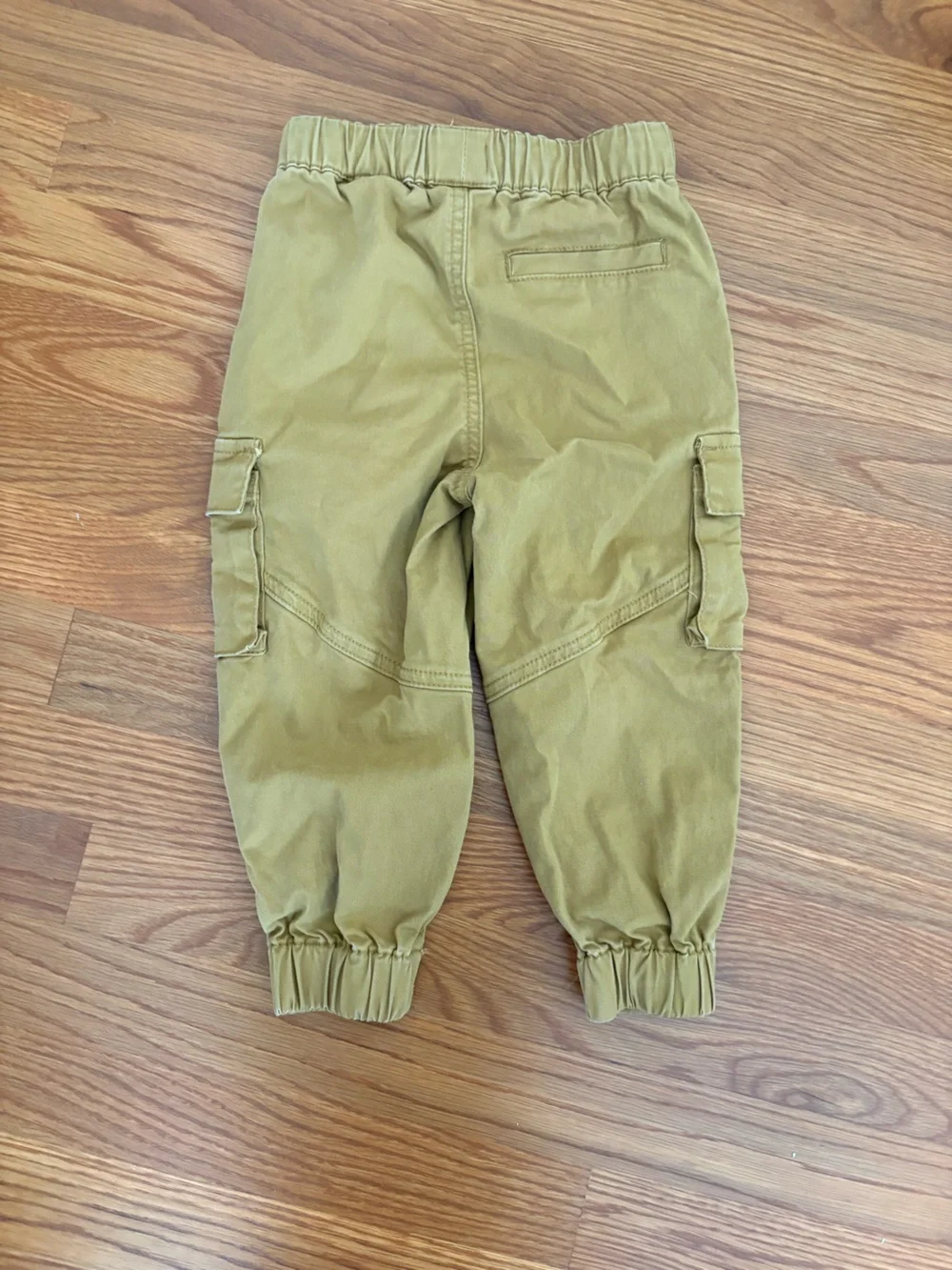 Never Worn Deux par Deux Boys' Olive-Tan Cargo Pants